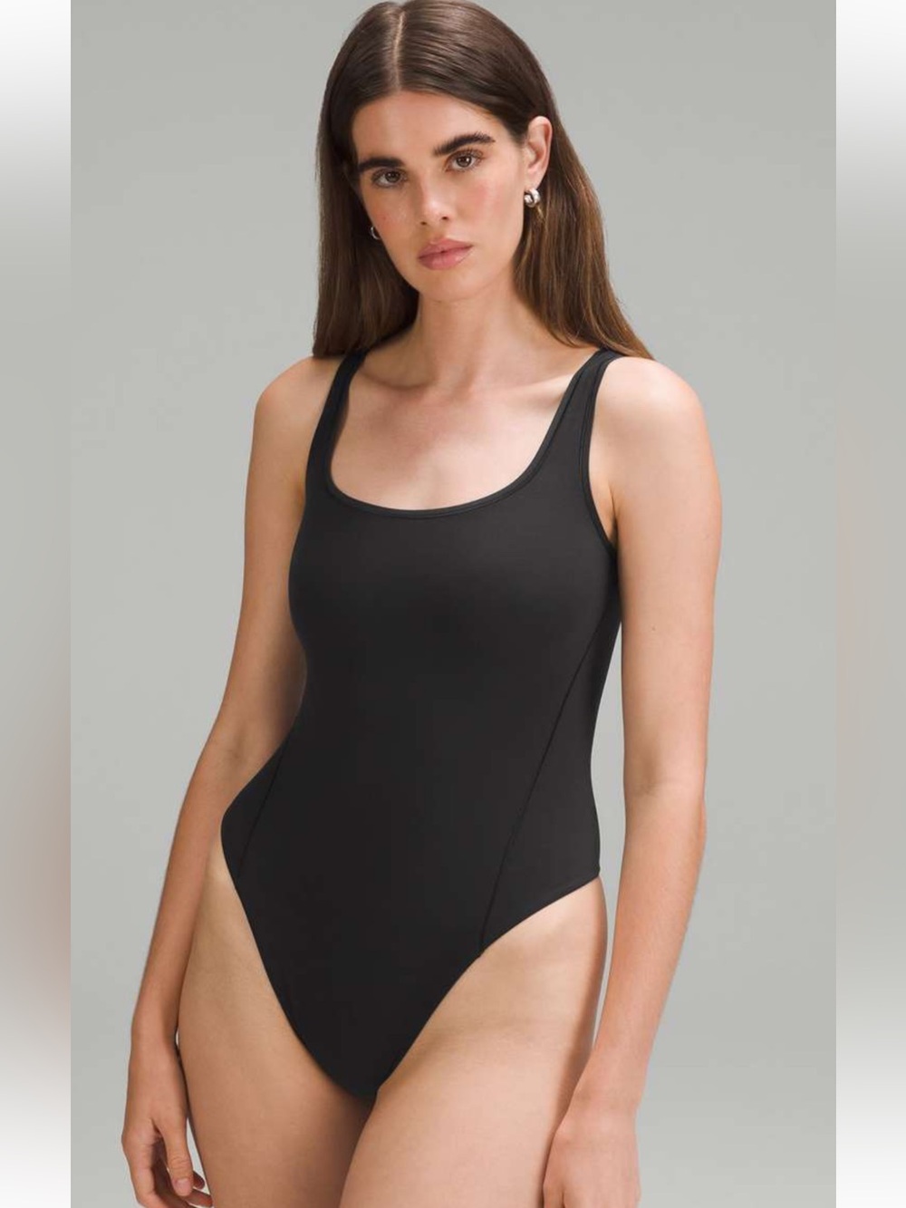 Lululemon Wundermost Ultra-Soft Nulu Square-Neck Sleeveless Bodysuit